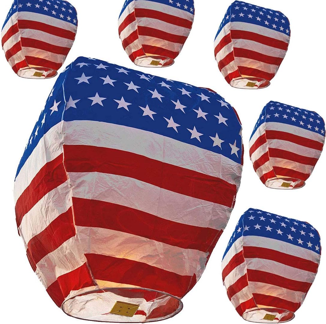 AMERICAN FLAG SKY LANTERN KIT