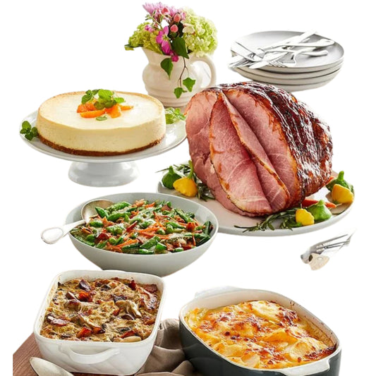 8LB HONEY HAM DINNER+ 3 SIDES, Fees 10