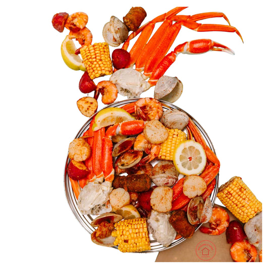 10LB FULL SNOW CRAB & SHRIMP STEAMER POT Feeds 10